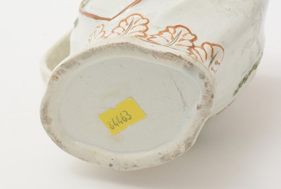 Lot 706 - Three Prattware jugs