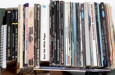 Lot 109 - Quantity of guitar, bass, mandolin and banjo music books