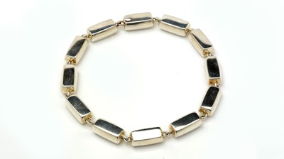 Lot 423 - Hans Hansen for Georg Jenson, Denmark: a silver necklace