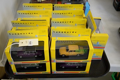 Lot 275 - A collection of Corgi Vanguards Triumph die-cast model cars.