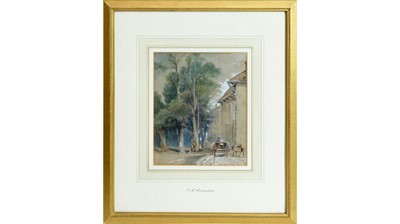 Lot 801 - Thomas Miles Richardson - Street Scene with Pony and Cart | watercolour