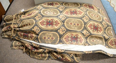 Lot 79A - Good quality Mulberry lined and interlined curtains.