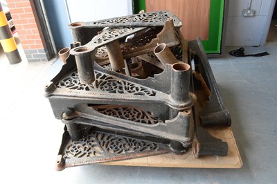Lot 88A - A Victorian cast iron spiral staircase.
