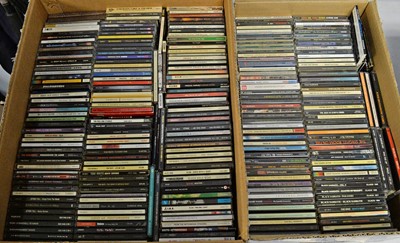 Lot 142 - 2 boxes of rock CDs