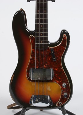 Lot 85 - 1963 Fender Precision Bass Sunburst.