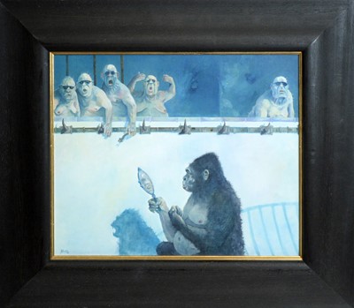 Lot 199 - David Shanahan - Who's in the Zoo | oil
