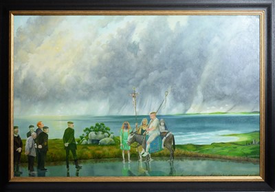 Lot 201 - David Shanahan - Gathering of All Souls | oil