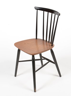 Lot 358 - Frank Guille for Kandya: a ebonised and teak dining chair