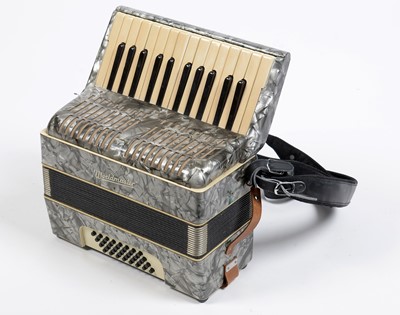 Lot 18 - A Wordmaster Piano Accordion, cased