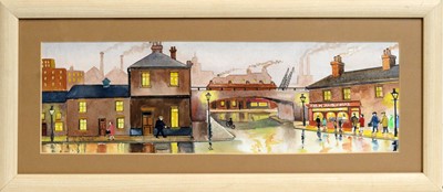 Lot 531 - N. Grainger - Saturday Night Chip Shop | watercolour