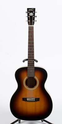 Lot 105 - Recording King RO26SN guitar.
