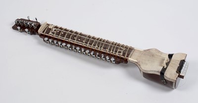 Lot 25 - Indian Dilruba, bow and case