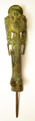 Lot 474 - A large Edan Ogboni staff/rod