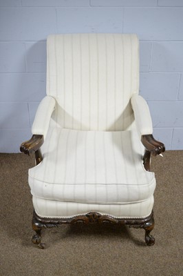 Lot 75 - A 1930's armchair.
