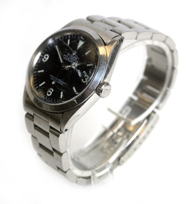 Lot 446 - Rolex Oyster Perpetual Explorer: a steel-cased automatic wristwatch