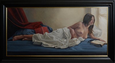 Lot 210 - Fulvio De Marinis - Reclining Nude | oil
