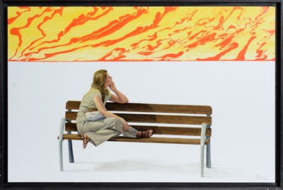 Lot 619 - De Angel - Waiting I | oil