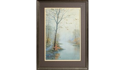 Lot 55 - K. B. Takata -  Misty Morning | watercolour