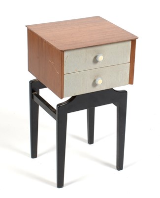 Lot 315 - A G-Plan style bedside table.