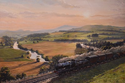 Lot 792 - Stephen Warnes - Carlisle to Settle Railway | oil