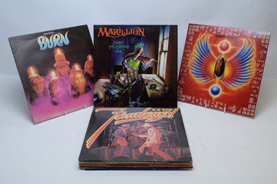 Lot 17 - 10 mixed rock LPs and 12" singles