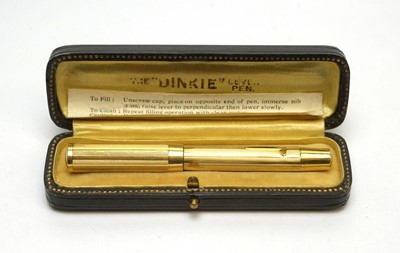 Lot 167 - A gold mounted Dinkie Conway Stewart fountain pen.