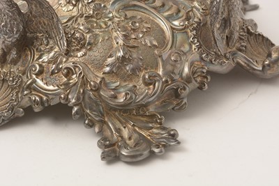 Lot 583 - A William IV silver five-branch candelabrum, by Paul Storr
