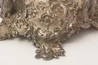 Lot 583 - A William IV silver five-branch candelabrum, by Paul Storr