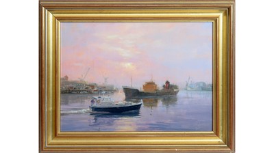Lot 945 - Walter Holmes - Cliff Quay | oil