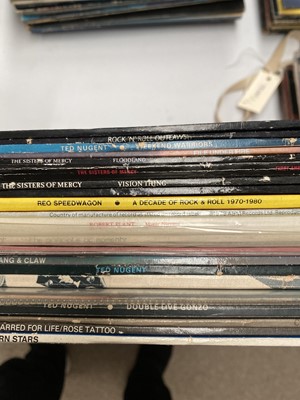 Lot 15 - Collection of mixed rock LPs