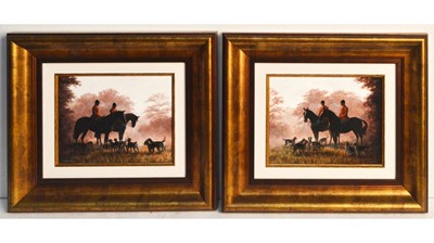 Lot 1040 - Glyn Williams - Early Morning Hunt and Morning Hunt