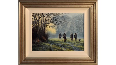 Lot 1041 - Stephen Hawkins - Early Risers | oil
