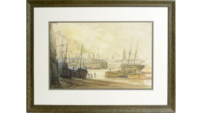 Lot 825 - Peter Knox - Tyneside, Keels-Brigs-Steamer | watercolour