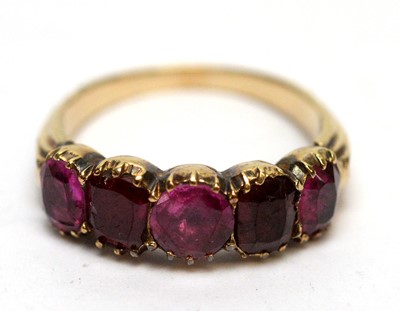 Lot 157 - A 19th Century ruby ring