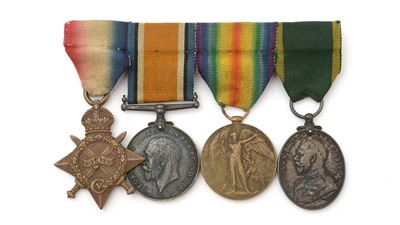Lot 748 - A First World War and later group of medals, awarded to 1670 Sapper F.E. Baker, Royal Engineers