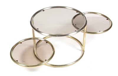 Lot 362 - Attr. to Milo Baughman for Morex of Italy: a three-tier coffee table