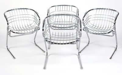 Lot 363 - Gastone Rinaldi for Thema, Italy: four ‘Flynn’ dining chairs.