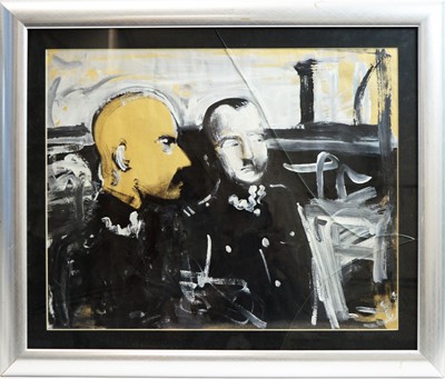 Lot 183 - Antoni Sulek - The Confidences of Polish Soldiers | gouache