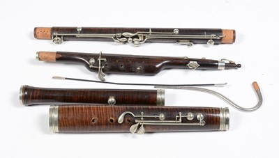 Lot 11 - A vintage Hawkes Bassoon