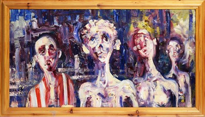 Lot 264 - Antoni Sulek - Four Souls Staring | oil