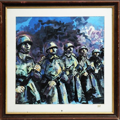 Lot 265 - Antoni Sulek - On We March | oil