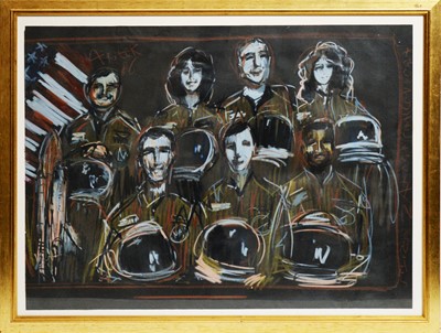 Lot 179 - Antoni Sulek - Challenger Mission | pastel