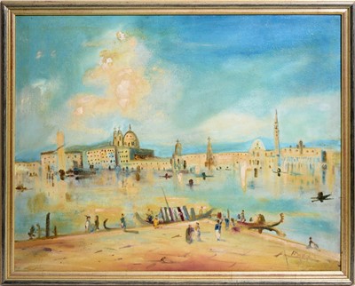 Lot 270 - Antoni Sulek - Venetian Vista | oil