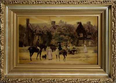 Lot 2 - After Arthur Langley Vernon - The Riders Return | crystoleum