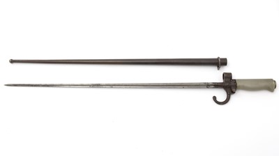 Lot 751 - French 19th Century Lebel epee bayonet