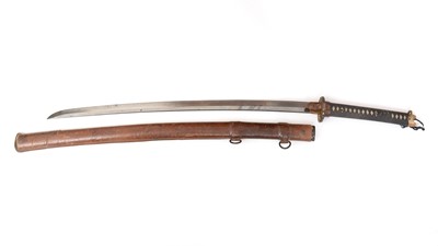Lot 754 - WWII Japanese Officer's katana
