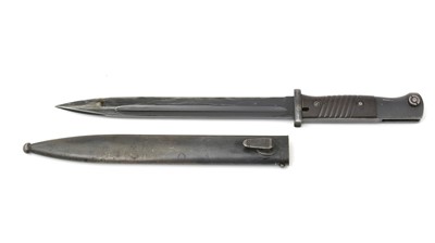 Lot 755 - German WWII Mauser rifle bayonet