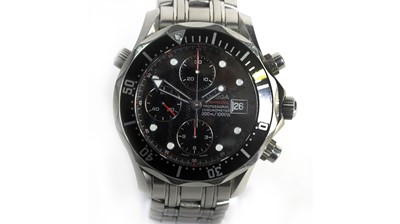 Lot 527 - Omega Seamaster Professional: a steel cased chronometer