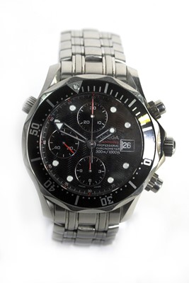 Lot 527 - Omega Seamaster Professional: a steel cased chronometer