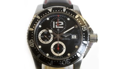 Lot 529 - Longines Hydro Conquest: a steel-cased chronometer